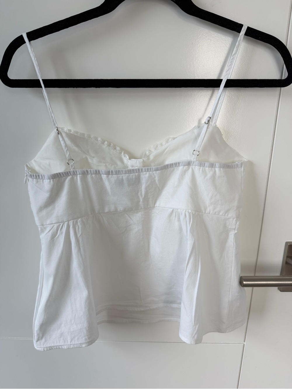 Princess Polly White Button-Front Bustier Tank Top - Picture 2 of 3